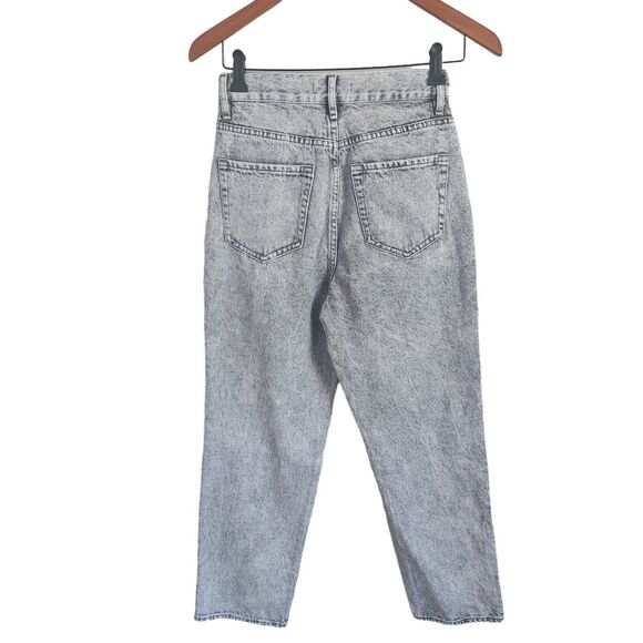 PacSun‎ Womens High Rise Straight Jeans Size 25 Acid Wash Denim Cotton Gray - Picture 2 of 7